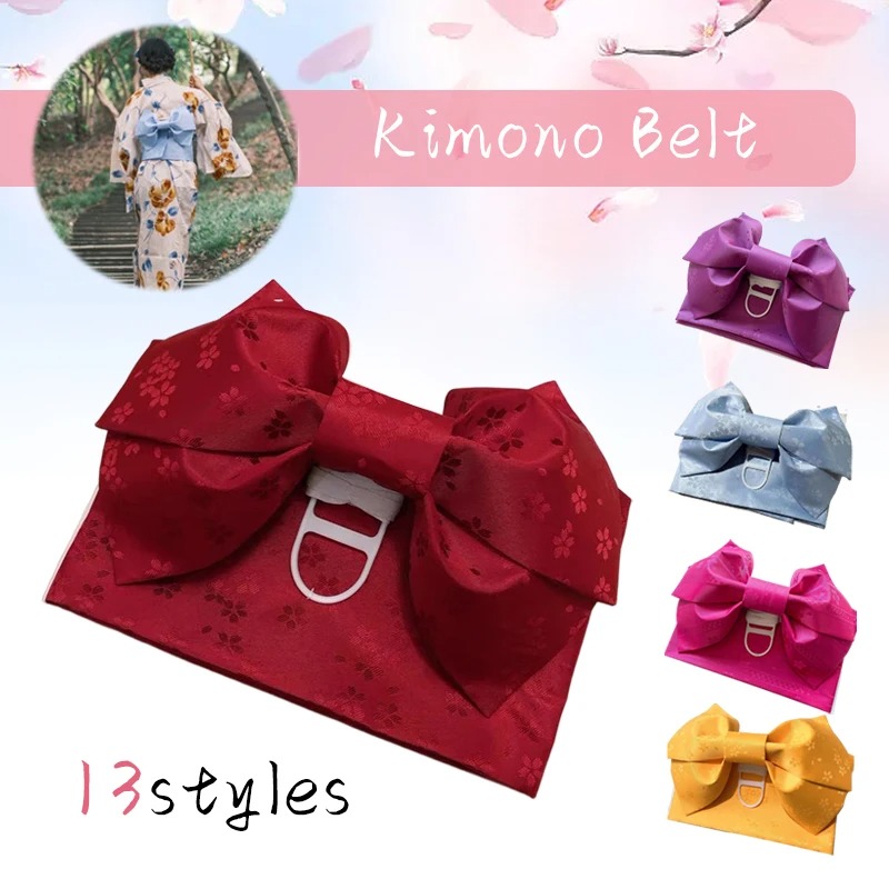 Kimono Yukata Cotton - Japanese Style Kimono Obi Corset Belt