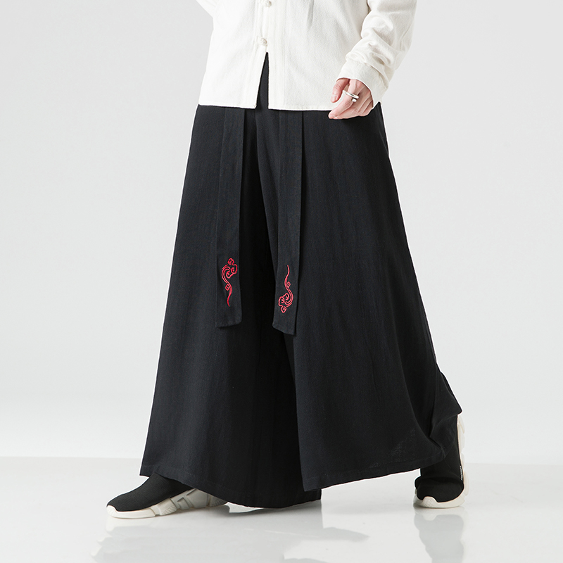 Men Wide Leg Pants Japanese Ki - Kimono Yukata Cotton review and price