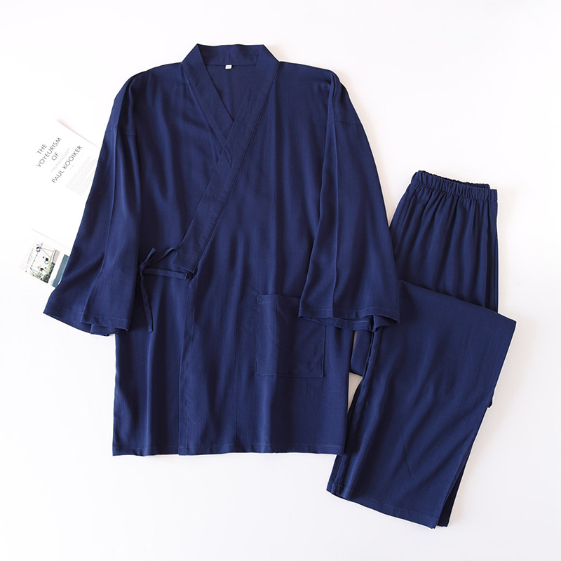 2 Pieces Men Japanese Traditio - Kimono Yukata Cotton review and price