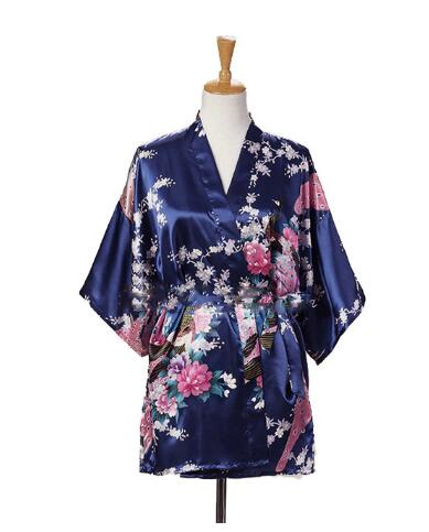 Lace Up Woman Peacock Print Ja - Kimono Yukata Cotton review and price