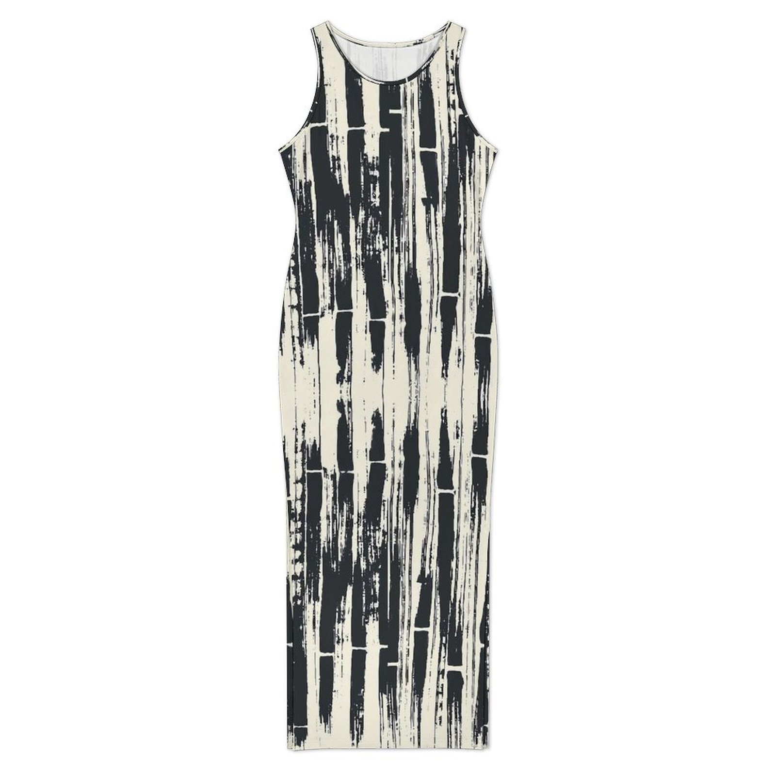 Black Tie Dye Dress Sleeveless - Shibori Tie Dye review and price