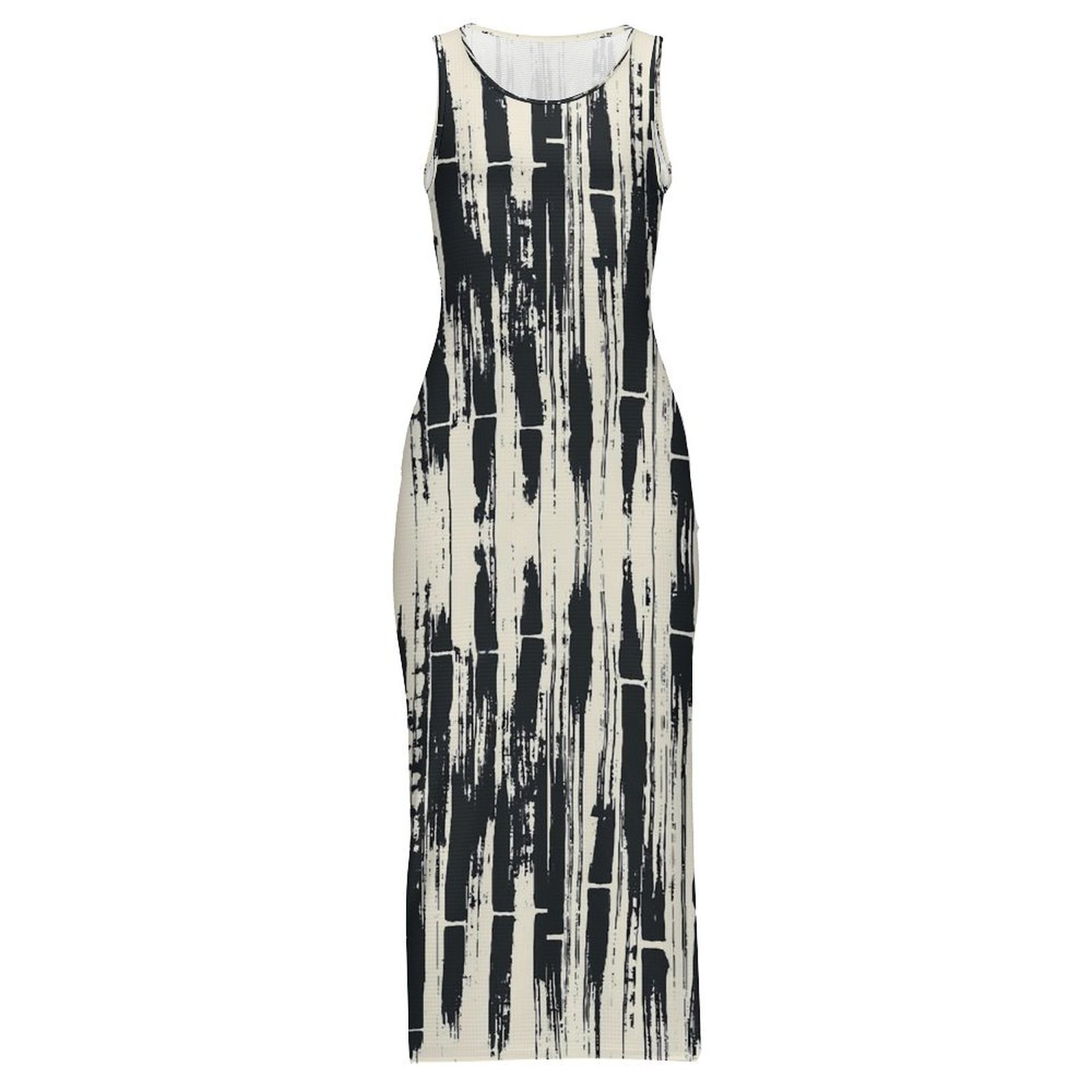 Black Tie Dye Dress Sleeveless - Shibori Tie Dye review and price